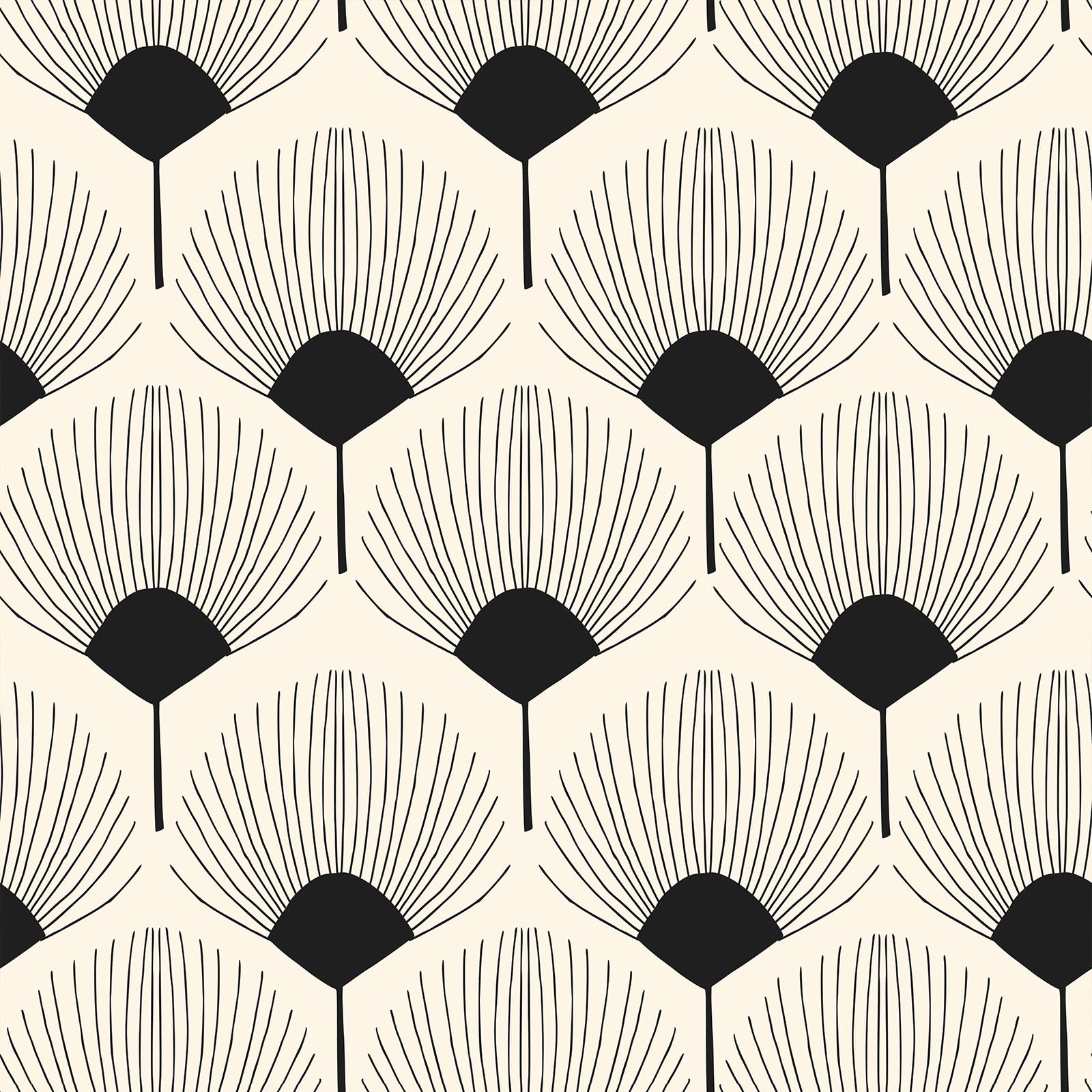 Photo 1 of VEELIKE Modern Beige and Black Geometric Wallpaper Peel and Stick Boho Art Deco Wallpaper for Bedroom Bathroom Accent Wall 17.7''x354'' Abstract Wall Paper Mural Self Adhesive Contact Paper for Walls