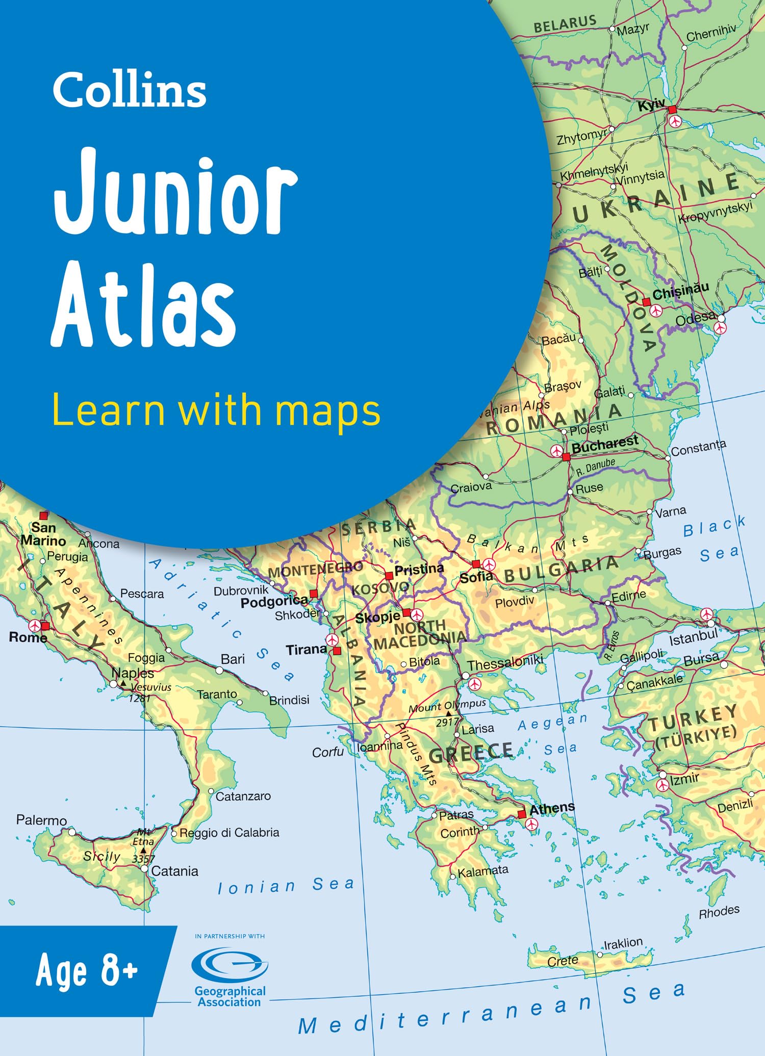 Collins Junior Atlas by Stephen Scoffham,  Collins Maps - 9780008794309