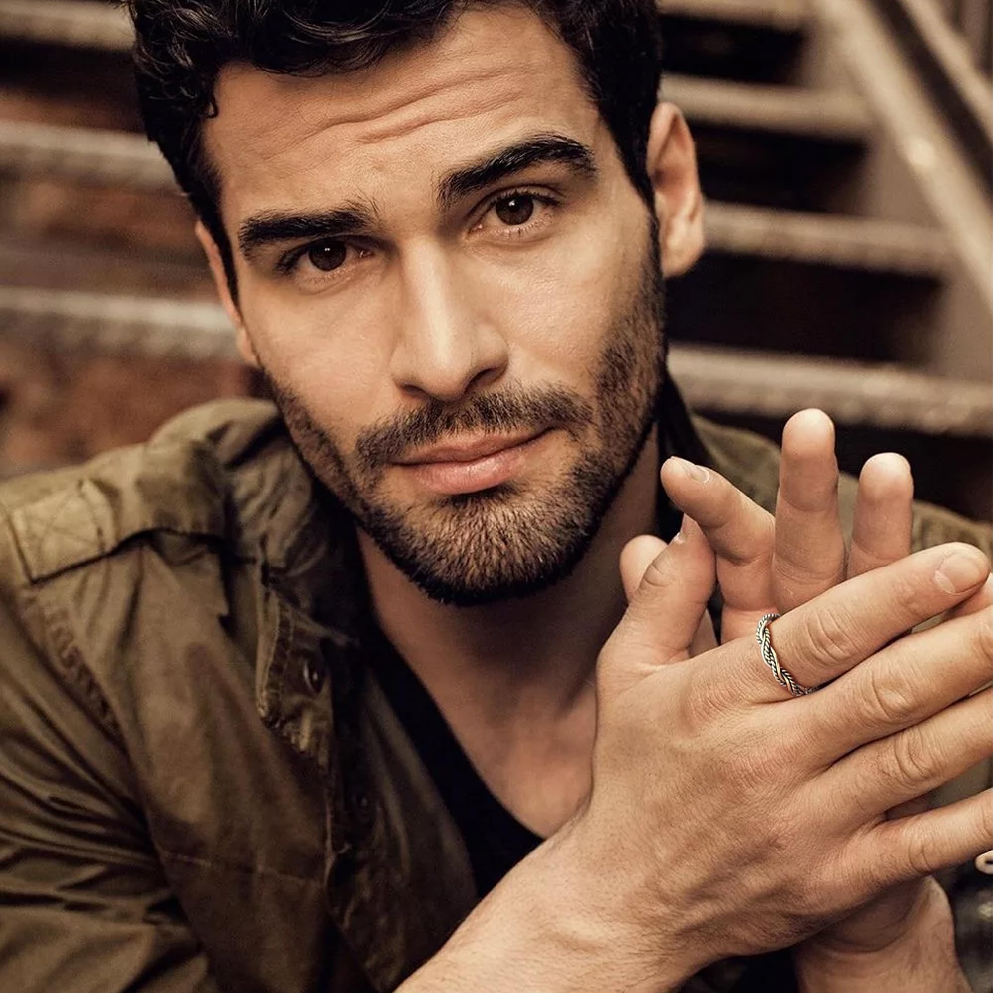 12 Pcs Vintage Rings for Men Adjustable Punk Gothic Viking Feather Angel Wings Snake Mask Rings Set