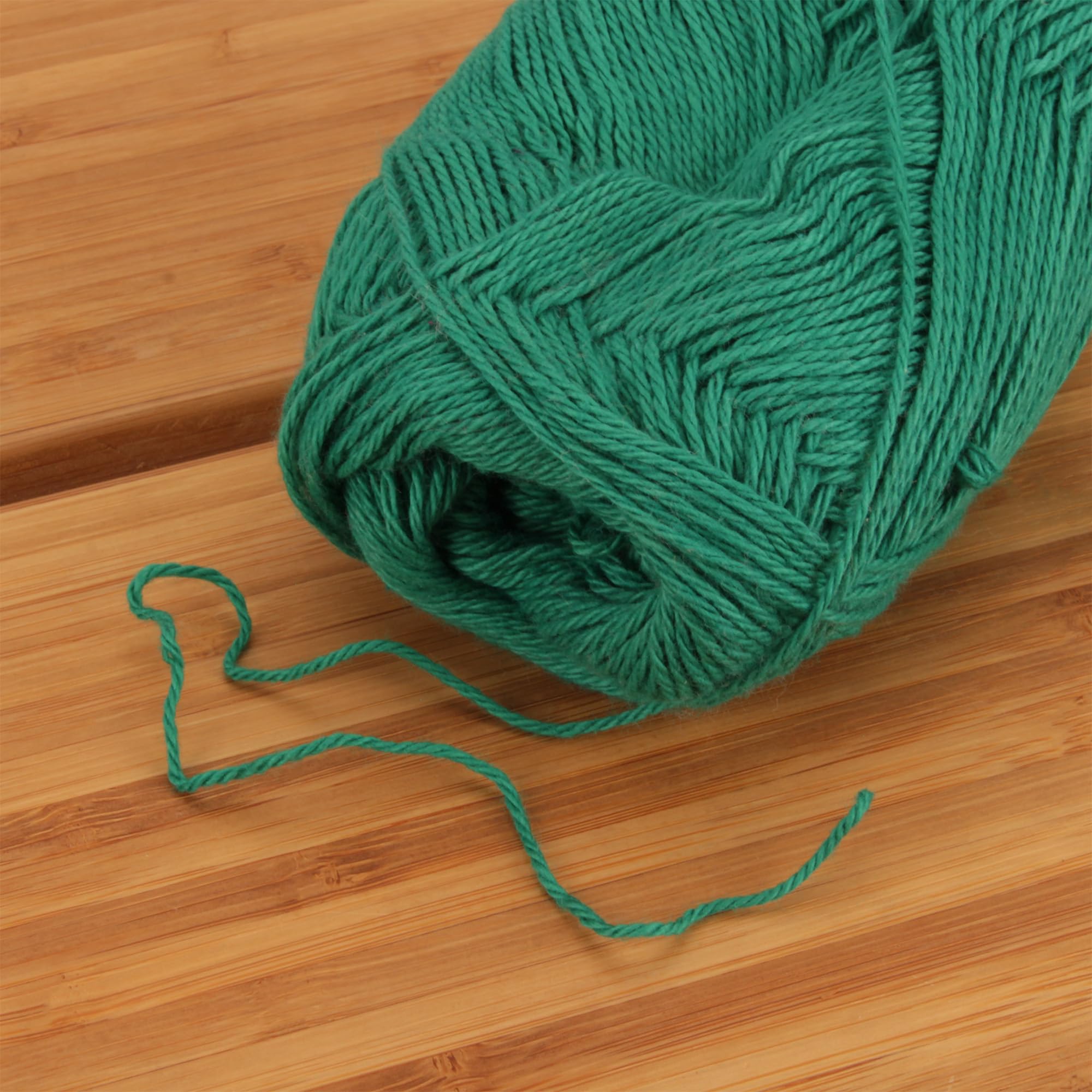 JubileeYarn Cotton Select Yarn - Sport Weight - 50g/Skein - Sea Green - 4 Skeins, 406 Sea Green - Image 3