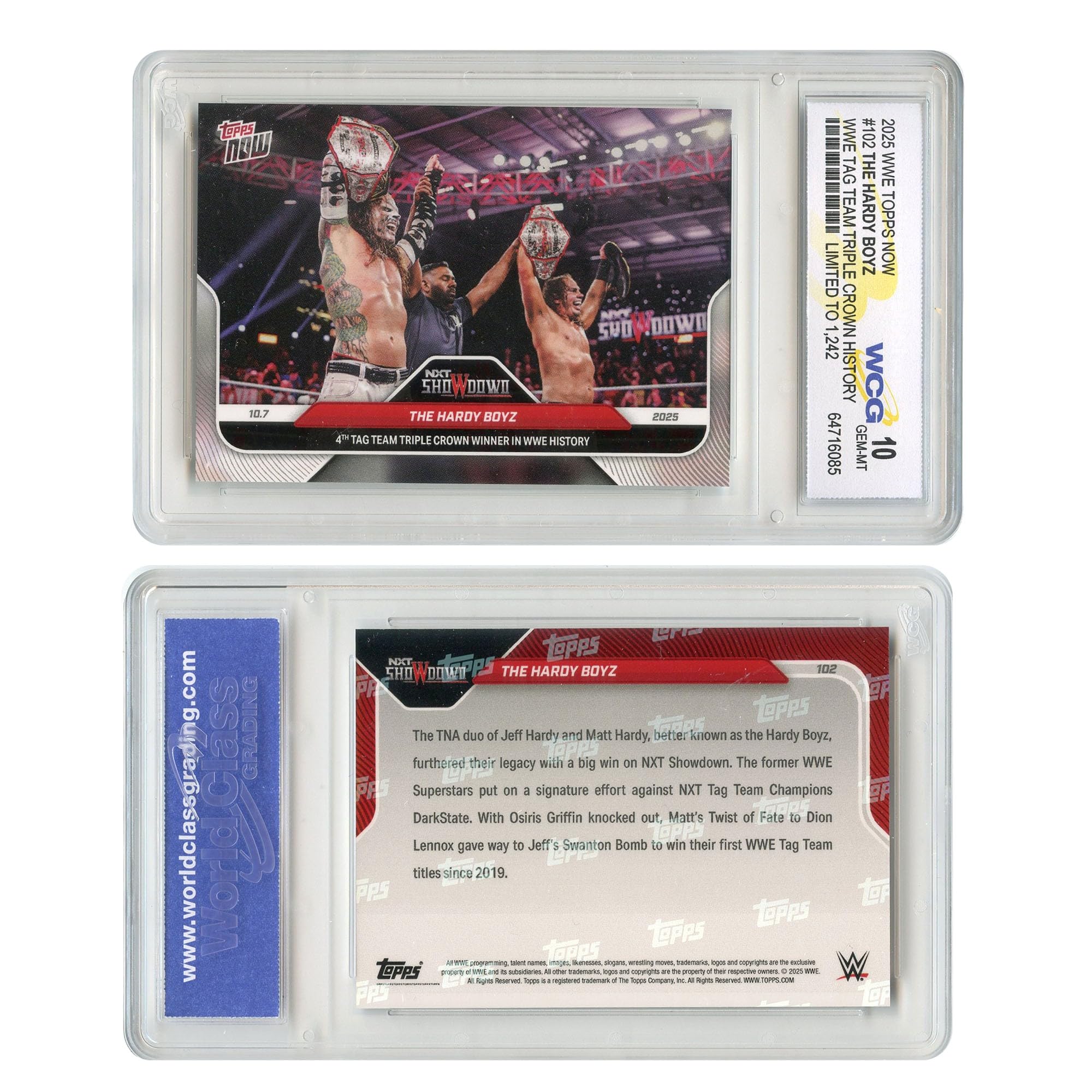 wwe graded cards Damian Priest Authentic Signed 2021 Topps Heritage WWE #9 Card Auto 10 –  Super Sports Center main image 1