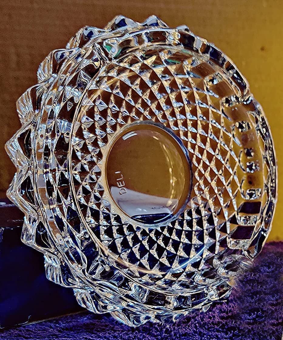 NRSON® Good Luck Crystal Tortoise Plate Showpiece for Home Decor Vastu Living Room Plate Size 5x5 inch-image-3