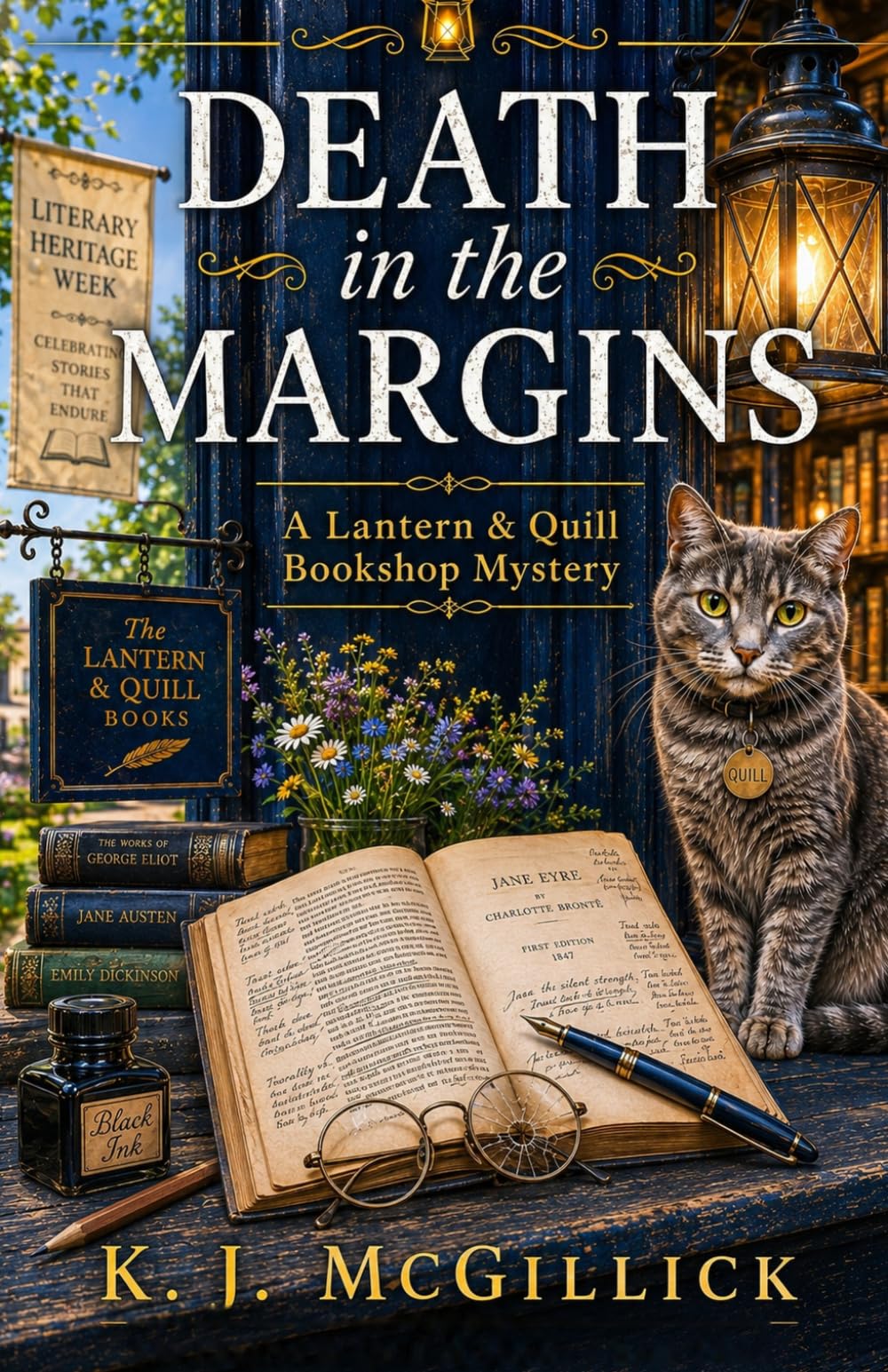 Death in the Margins (The Lantern & Quill Bookshop Mysteries.)