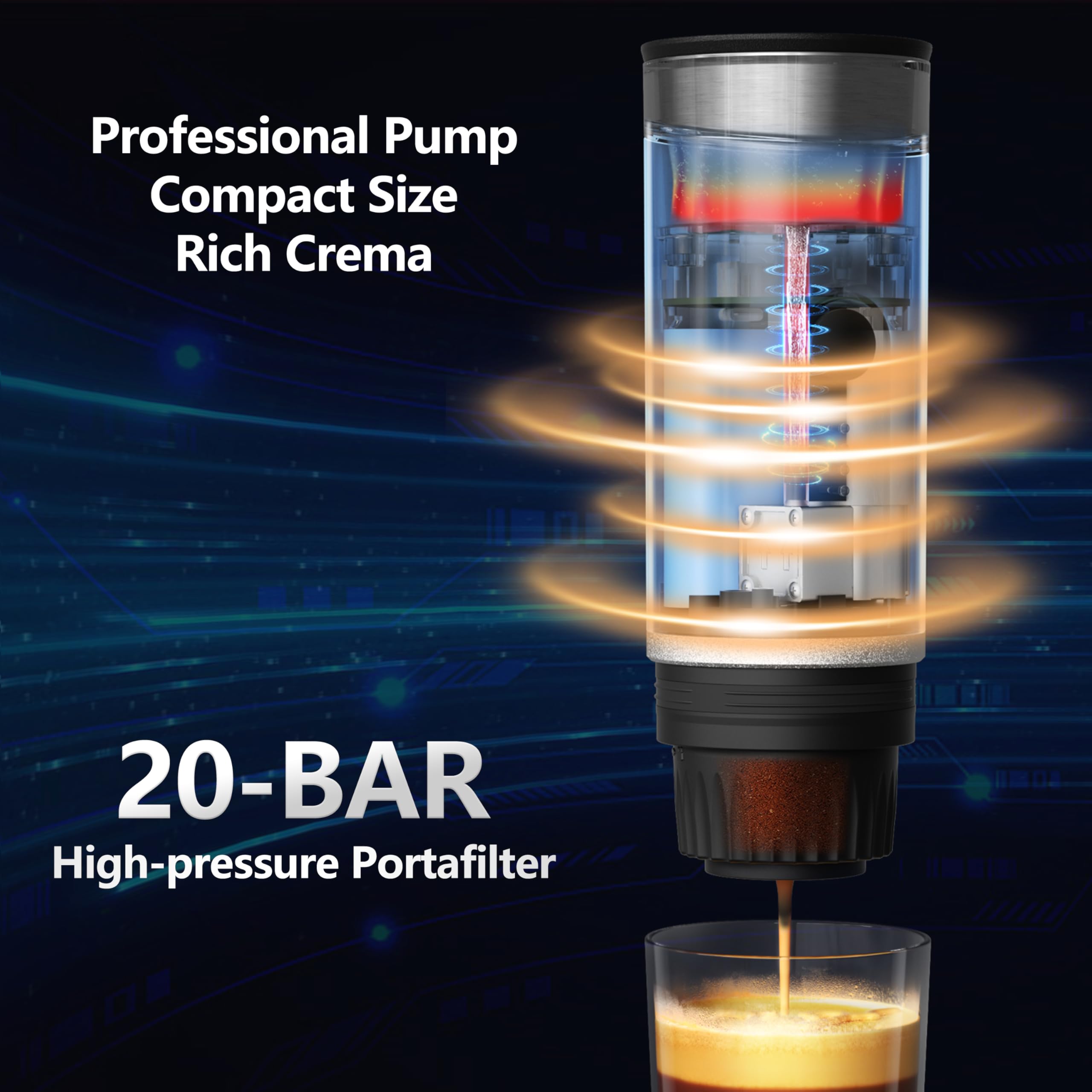 Portable Electric Espresso Machine (USB-C) Gallery Image