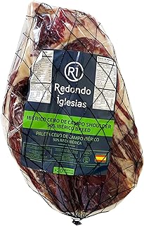 Iberico Ham Shoulder - Boneless - Dry cured for 36 months - Grass Fed - 5 to 7 lbs - by Redondo Iglesias