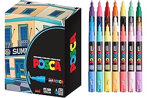 21 Posca Paint Markers: Express Creativity with Durable, Versatile Art Supplies