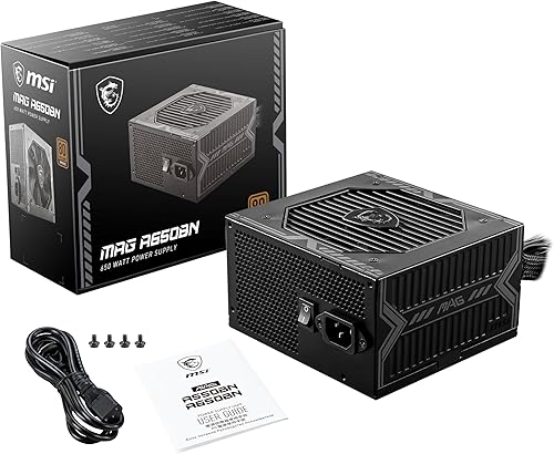Miniatura 8 de MSI MAG A550BN - Fuente de alimentación para juegos - 80 Plus Bronze Certified 550W - Tamaño compacto - ATX PSU