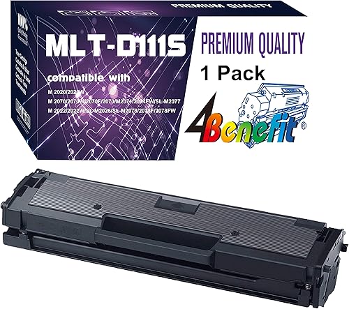 Cartucho de tóner compatible con MLT-D111S MLTD111S (paquete de 1) repuesto para impresora 111S 111L MLT-D111L para usar para Xpress M2020W Xpress