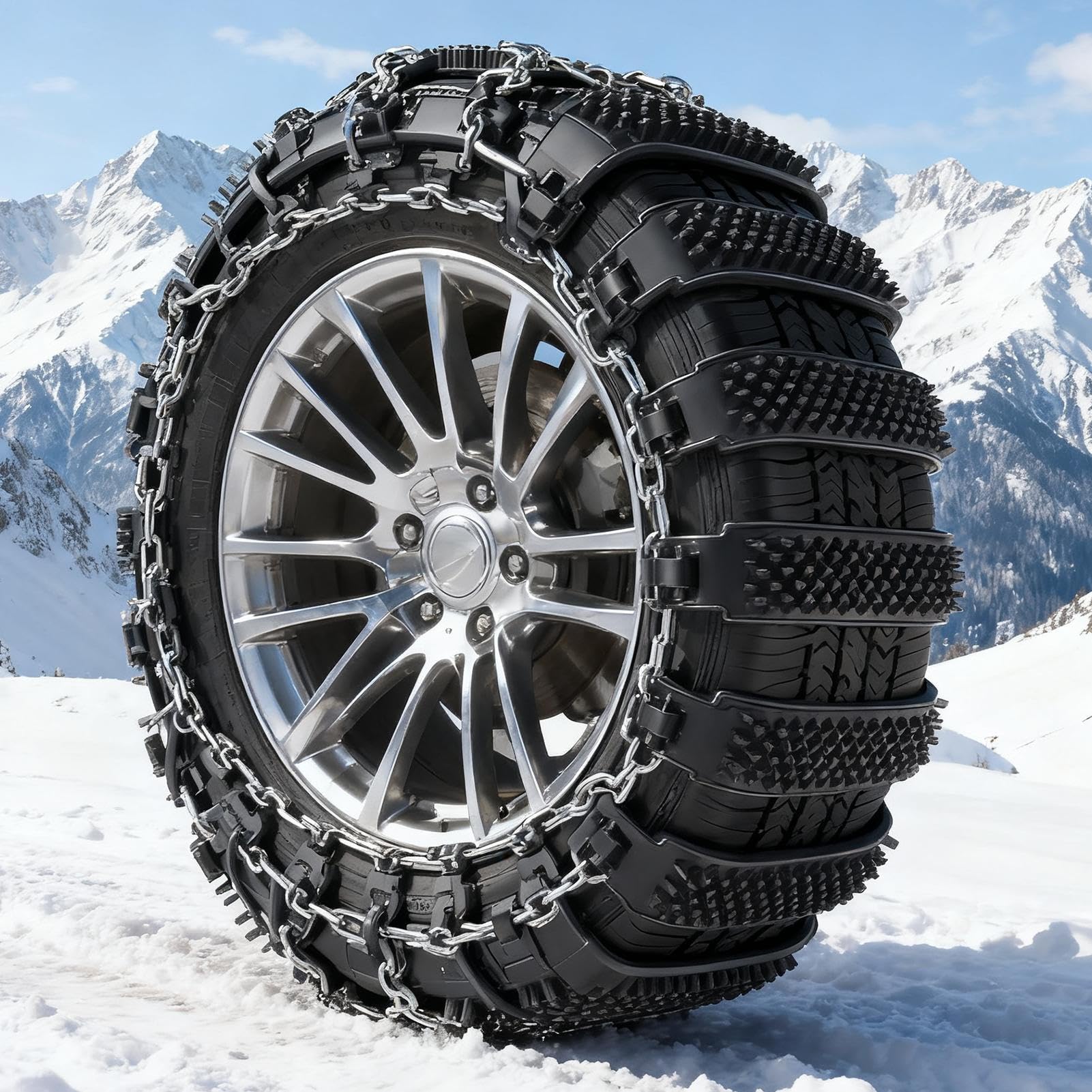 Catene Da Neve Per Camion 10 Pezzi Cinghie Di Fissaggio Antiscivolo Per | Catene Per Pneumatici Per Autoveicoli Per Uso In Pesca Con Rimorchio Su Ghiaccio Per Escursionismo In Inverno F