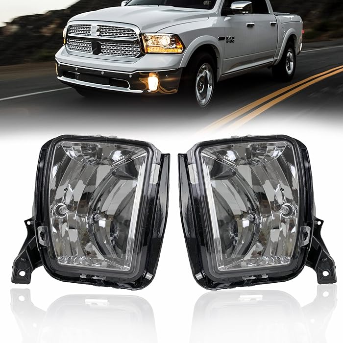 Buy Fog Lights for Dodge Ram 1500 Pickup 2013 2014 2015 2016 2017 2018
