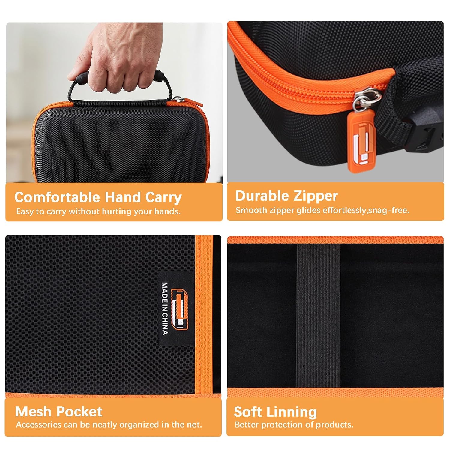 Hard EVA Carrying Case Compatible with Klein Tools ET17 Utility Borescope Endoscope Inspection Camera, Portable Shockproof Storage Box (Case Only)