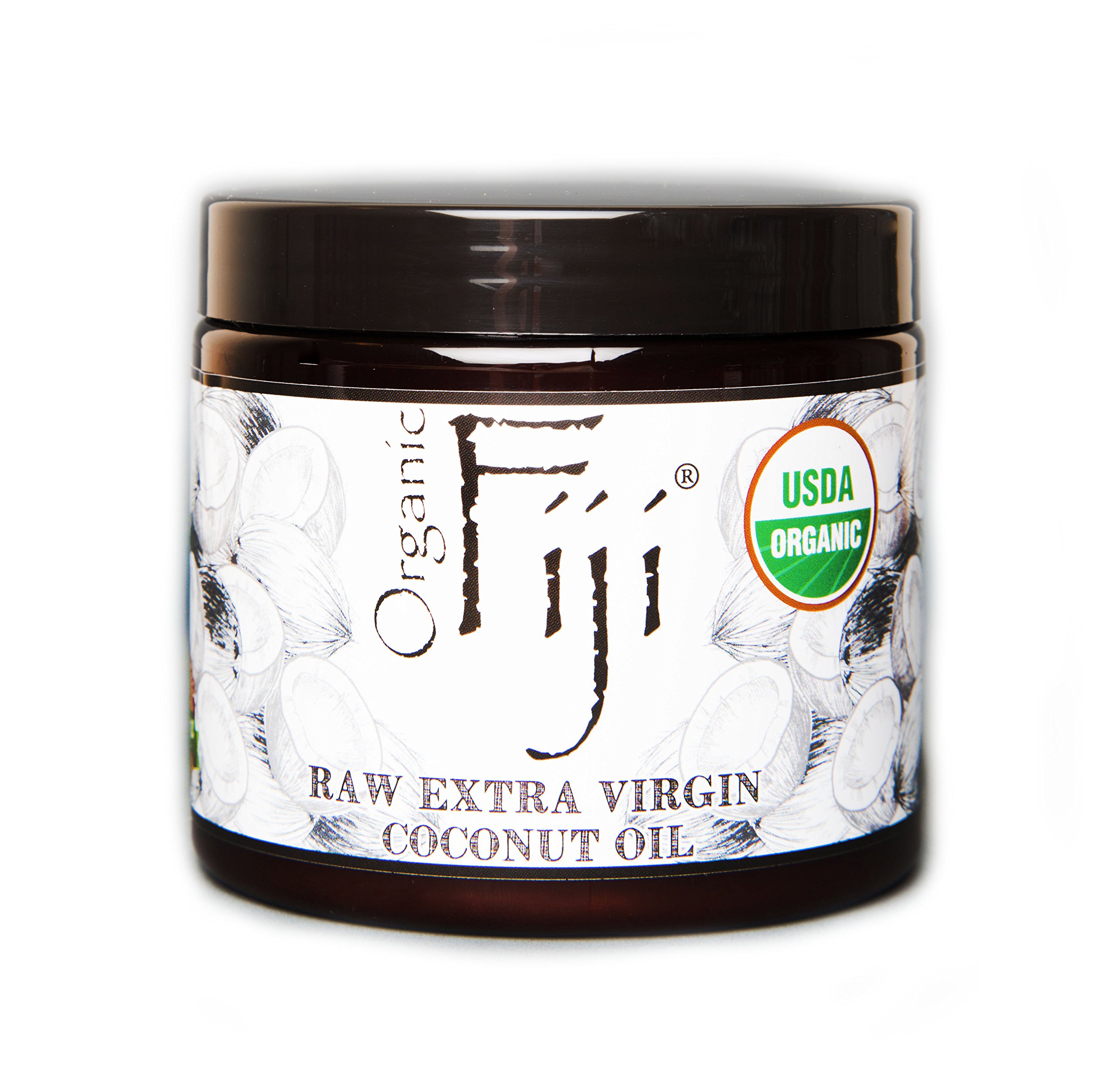 Organic FijiRaw Organic Coconut Oil, 13-Ounce Jars