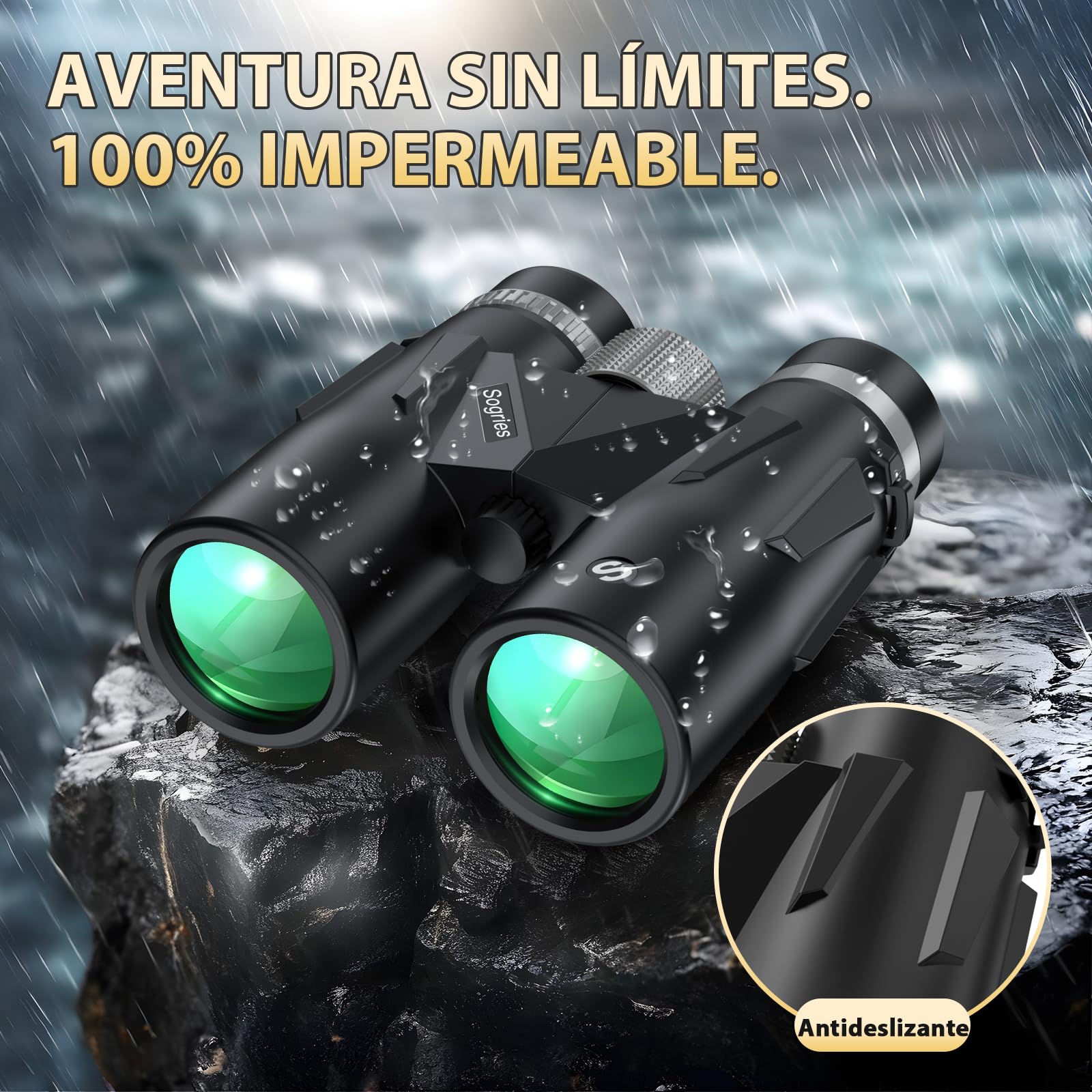Prismáticos 12x42 Profesionales – Binoculares Pequeños y Potentes, BAK-4 FMC Alta Definición, con Adaptador para Móvil y Trípode, Impermeables y Antiniebla para Observación de Aves y Senderismo | BAK4, FMC, impermeable, a prueba de niebla, de alta potenci