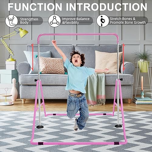 Miniatura 5 de Barra de entrenamiento de gimnasia plegable