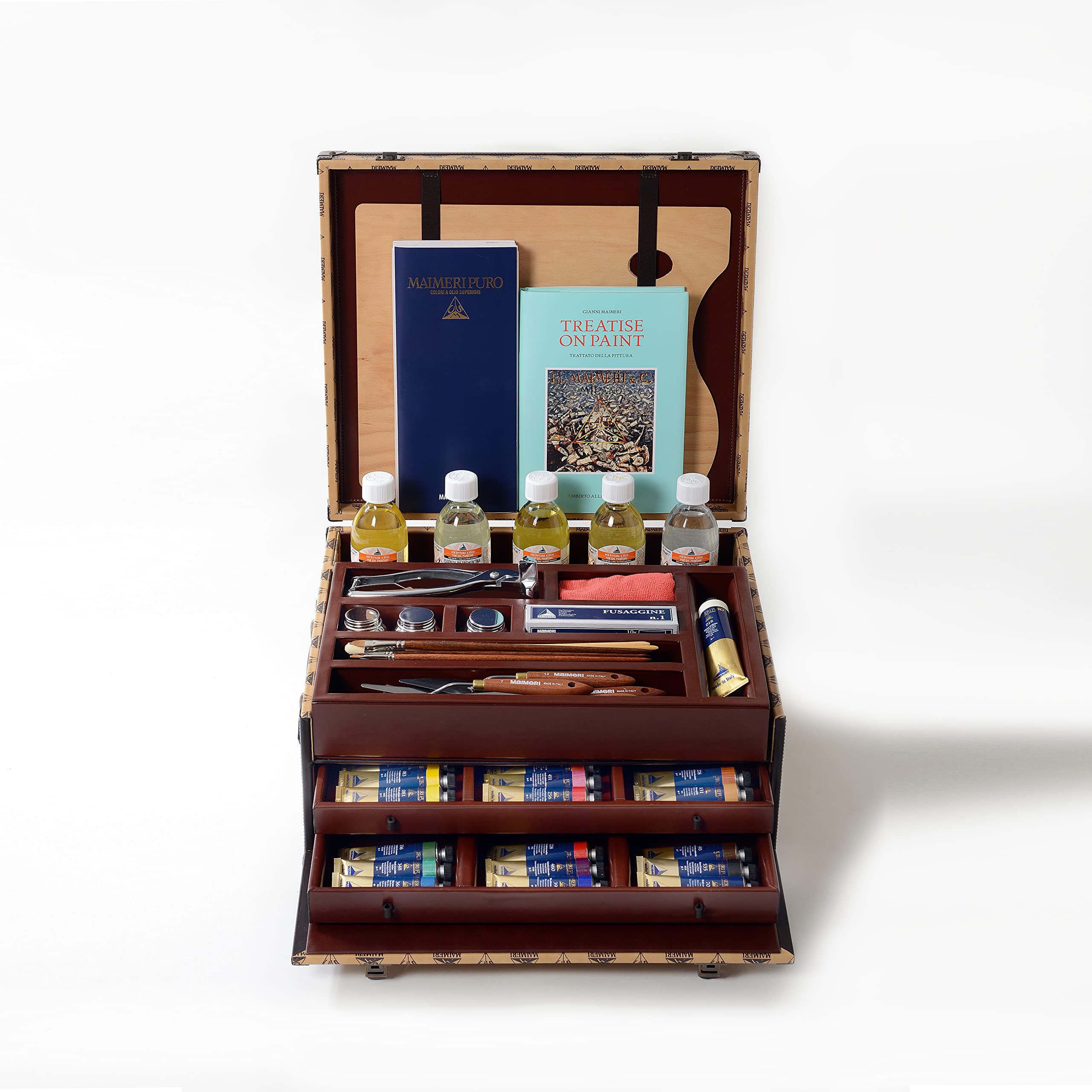 MAIMERI Puro Fine Art Ölfarben-Set, 49 Farben, insgesamt 78 Teile, ideal für professionelle Künstler