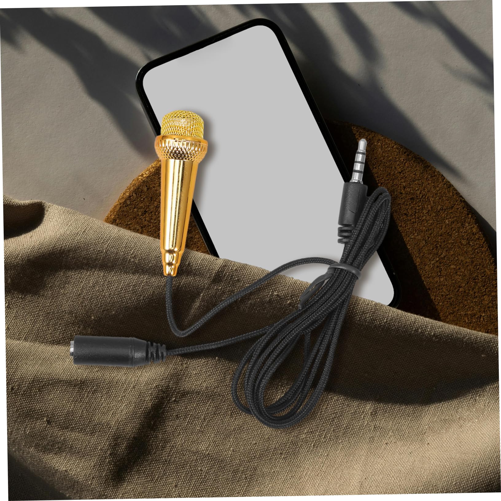 Toddmomy Portable Mini Microphone for Phone and Laptop Tiny Mic for Singing Podcasting and Video Recording No External Power Needed Sound Quality for Effortless Use