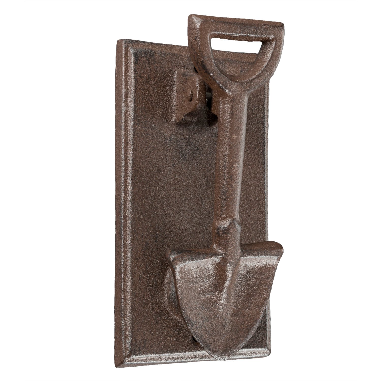 Homescapes Spade Cast Iron Door Knocker Brown