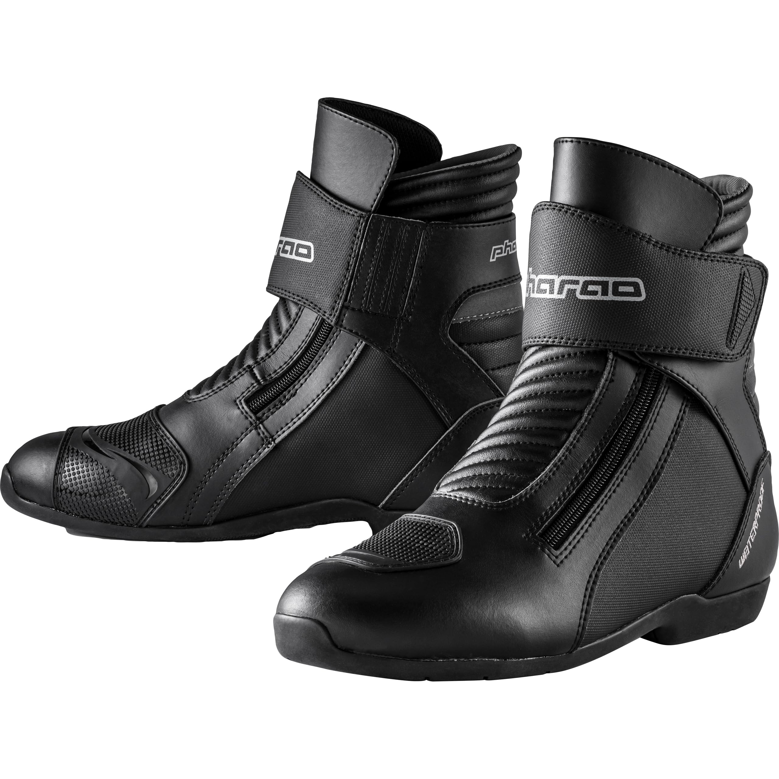 Pharao Trigon WP Motorradstiefel Kurz - Wasserdicht - PU - Polyester