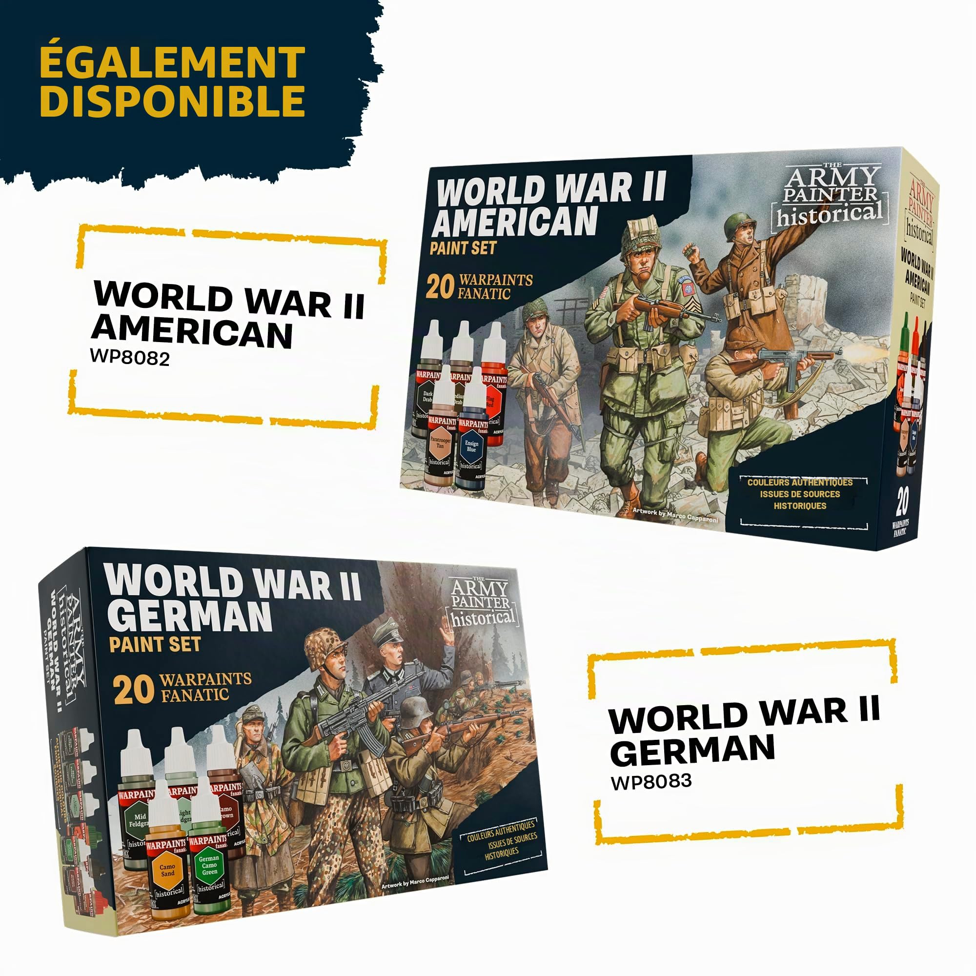 The Army Painter, Historical WWII British Paint Set, 20 x 18 ml