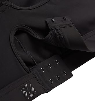 TomboyX Peak Medium Impact Sports Bra- 6X-Large/Black at