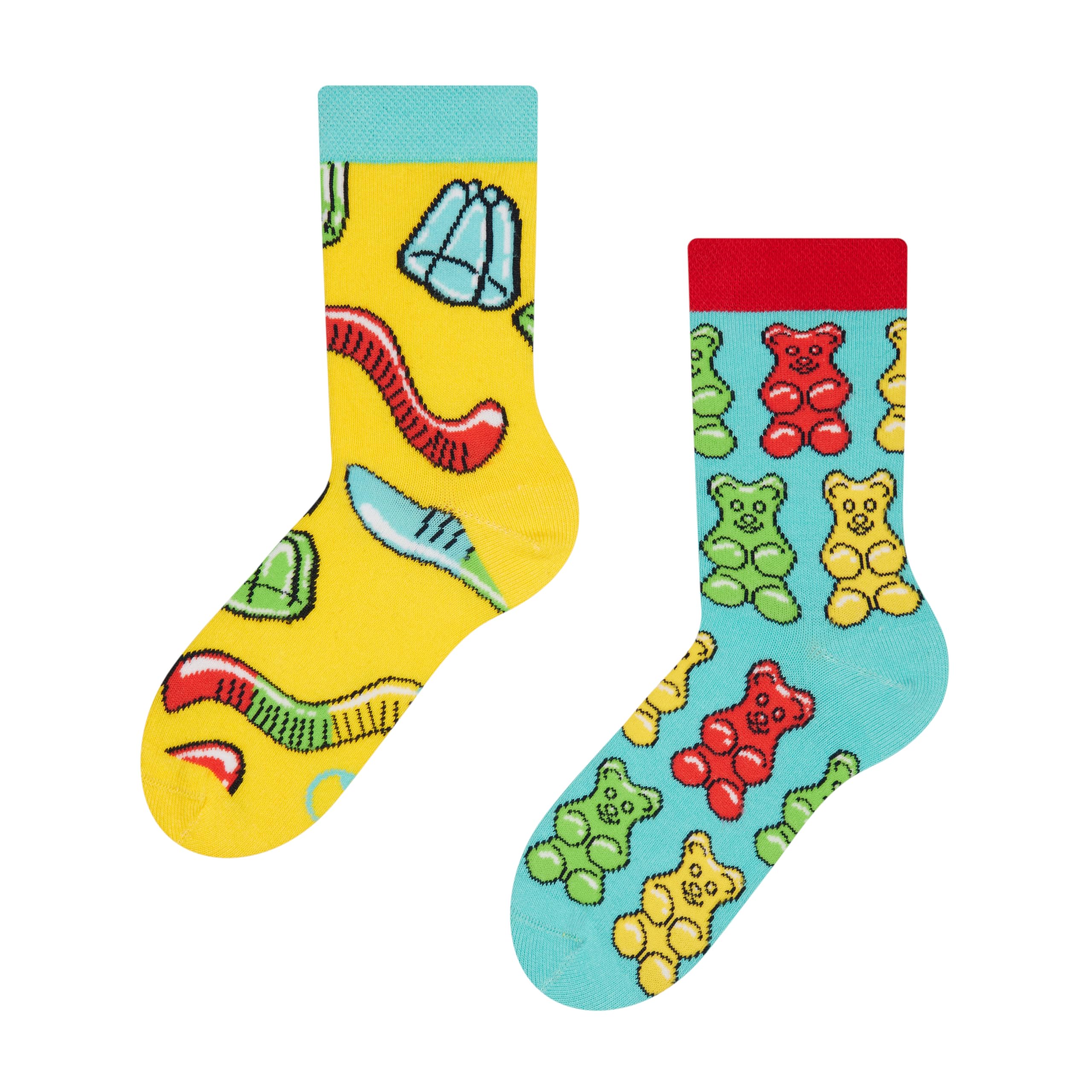 Dedoles Socken Unisex Damen Herren & Kinder Baumwolle viele lustige Designs Fussball Fahrrad Pferde Pflanzen Feuerwehr Geschenk links rechts verschieden