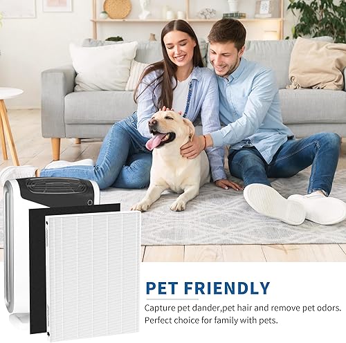 Miniatura 8 de Filtro de repuesto True HEPA compatible con Fellowes AeraMax 290, AeraMax 300, AeraMax DX95 y AP-300PH purificadores de filtro de aire, número de