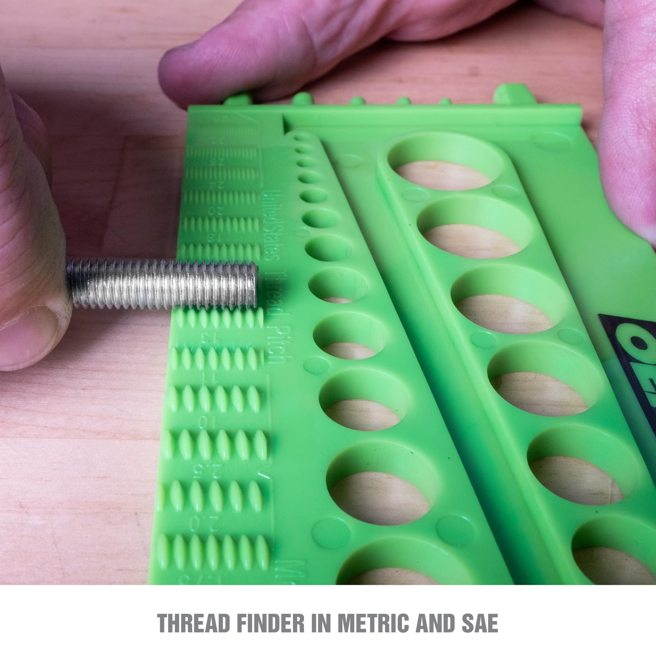 Snapklik.com : 26691 Nut And Bolt Thread Checker, Bolt Size Finder ...