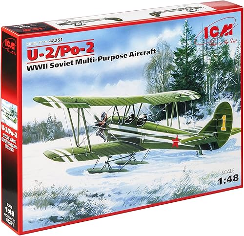 ICM 48251 - U-2/Po-2, Aviones Multiusos Soviéticos de la Segunda Guerra Mundial - Escala 1:48