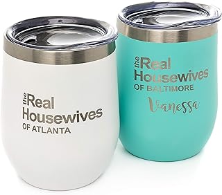 The Real Housewives of Your City Vacuum Insulated Wine Tumbler with Lid