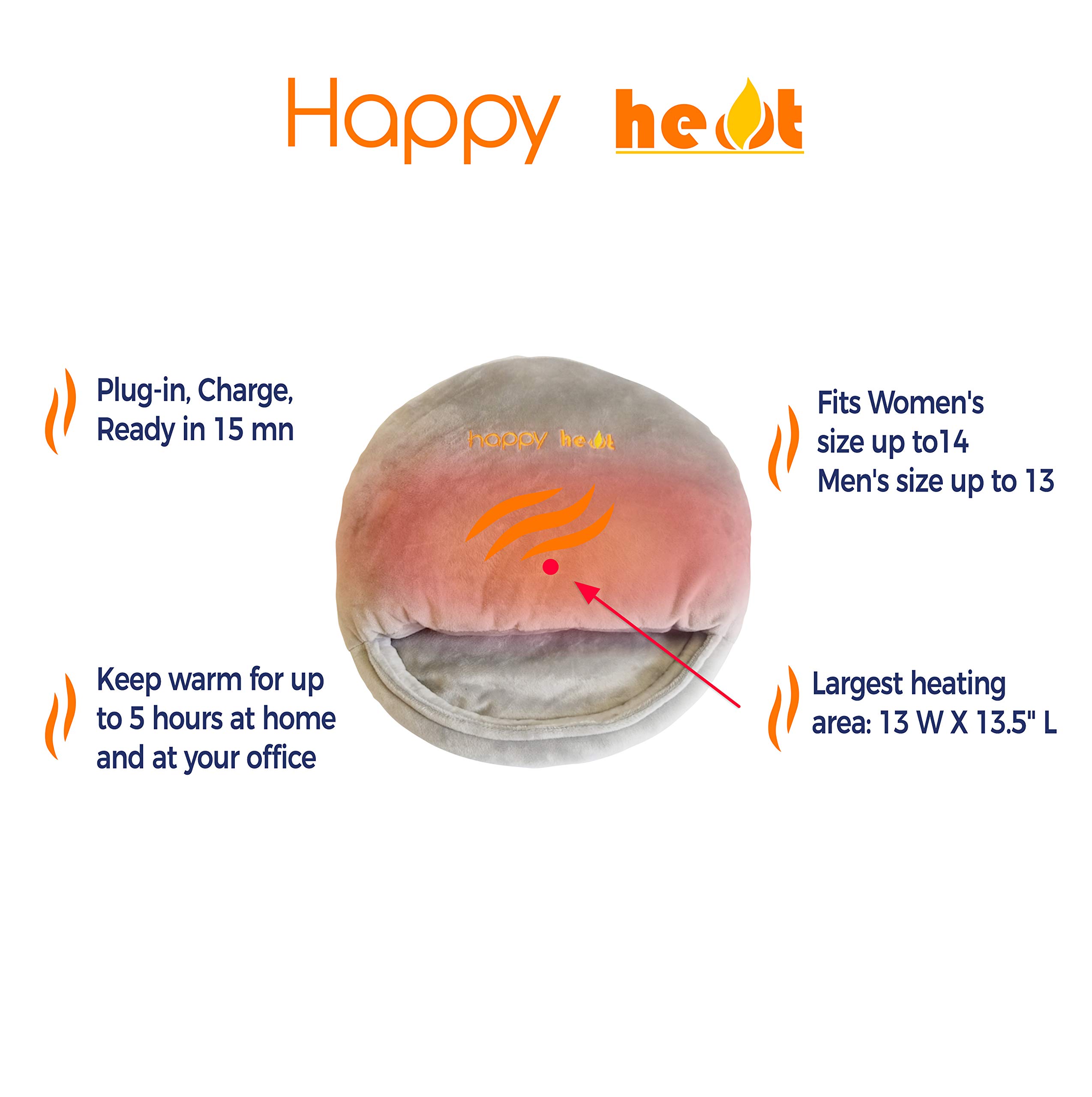 Buy Happy Heat Cordless Foot Warmer for Swollen and Sore Feet