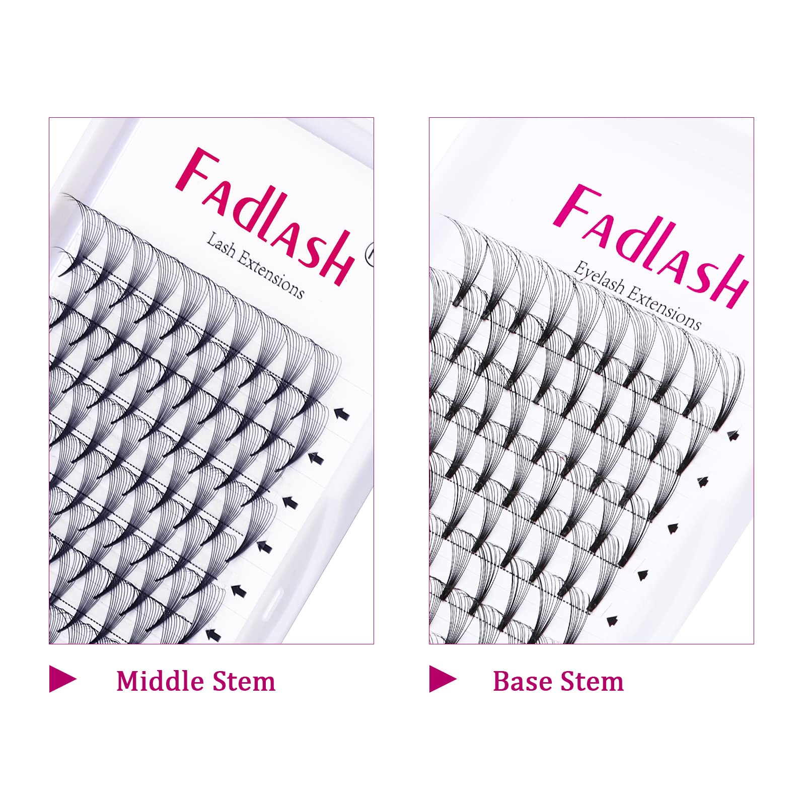 Volumen Ruso 10D 0.07mm C Curl 15mm Prefabricados Extensiones de Pestañas Volume Lashes Extension Ruso Pestañas — view 256