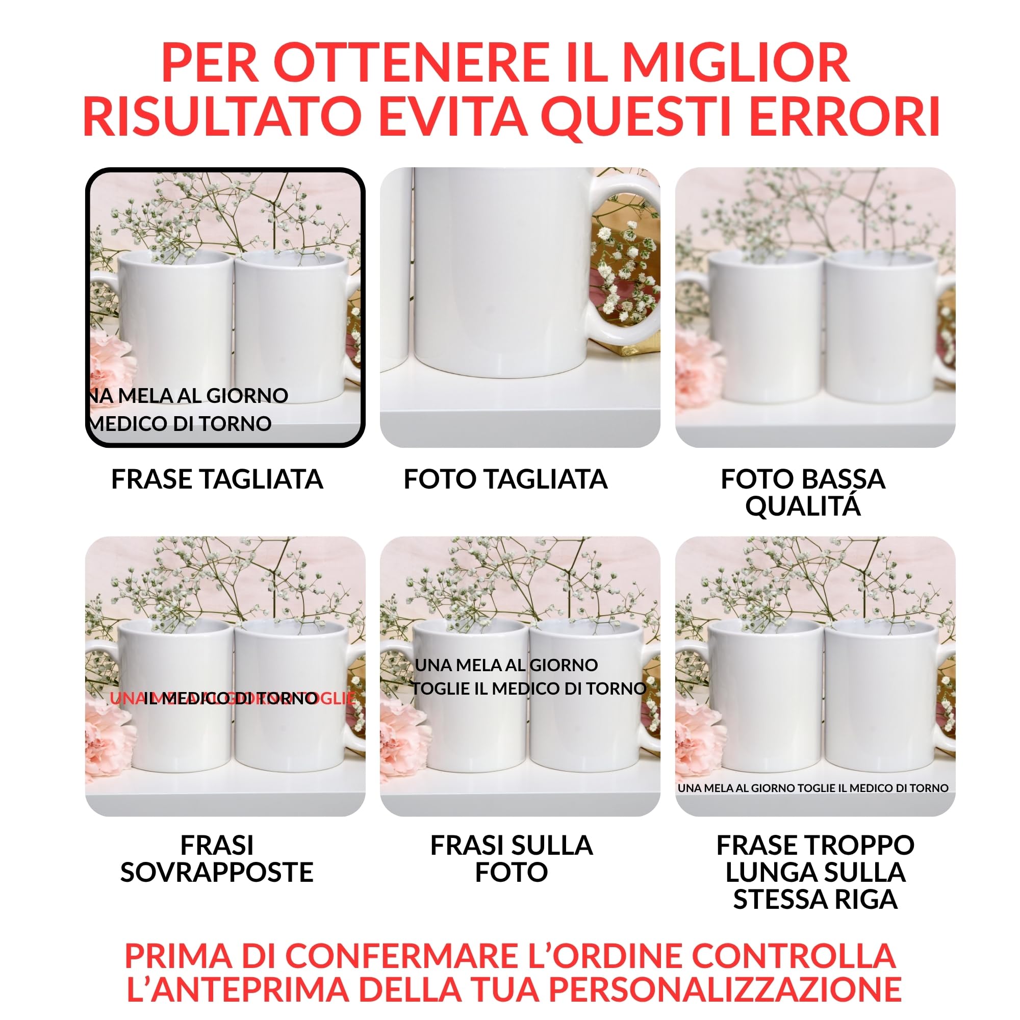 Incidiamo - Tazza Personalizzata con Stampa Foto, Scritte, Loghi e Grafiche - Tazza Colazione Mug in Ceramica 100% Made in Italy, Idea Regalo Personalizzato per ogni Occasione