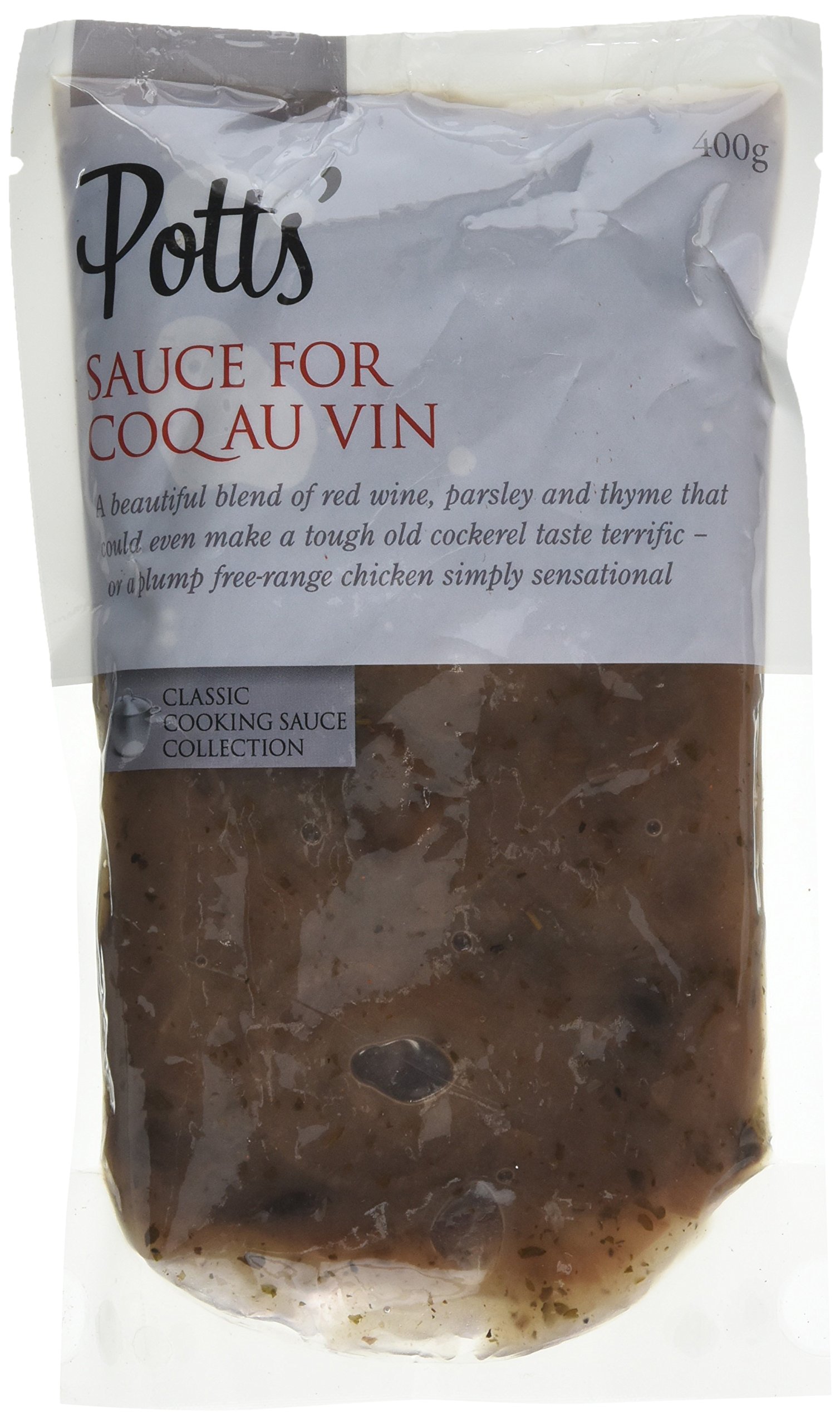 Potts' Sauce for Coq Au Vin 400 g (Pack of 3)