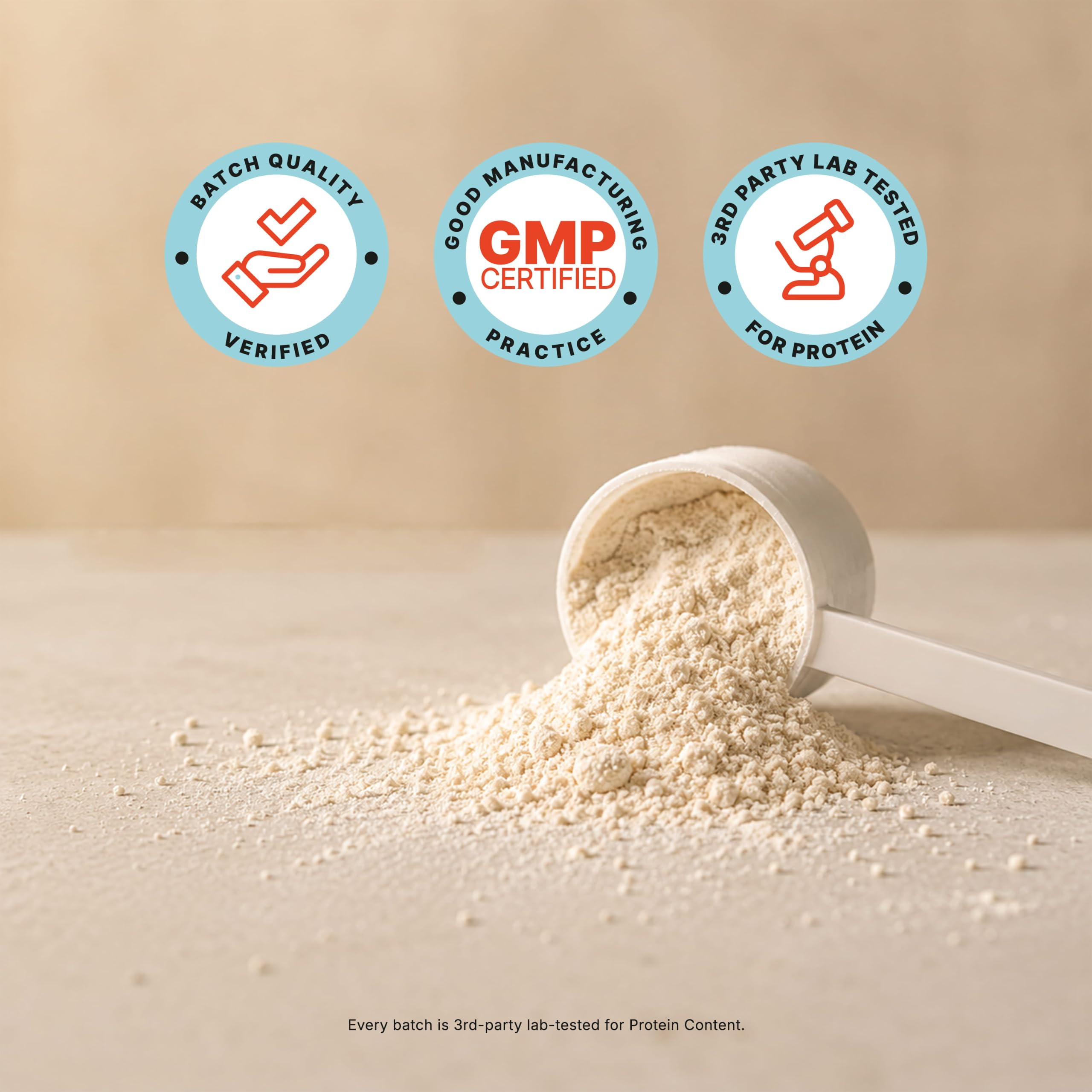 AS-IT-IS One Fermented Yeast Protein - Unflavoured, Unsweetened, 500g, Helps Muscle Protein Synthesis, Higher Absorption, No Bloat or Beany Note, Sustainable Choice for All Ages Adults — Amazon image 2