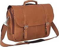 Vista 11 de Kenneth Cole REACTION Show Business - Bolsa de mensajero de cuero colombiano para portátil de negocios de 16 pulgadas