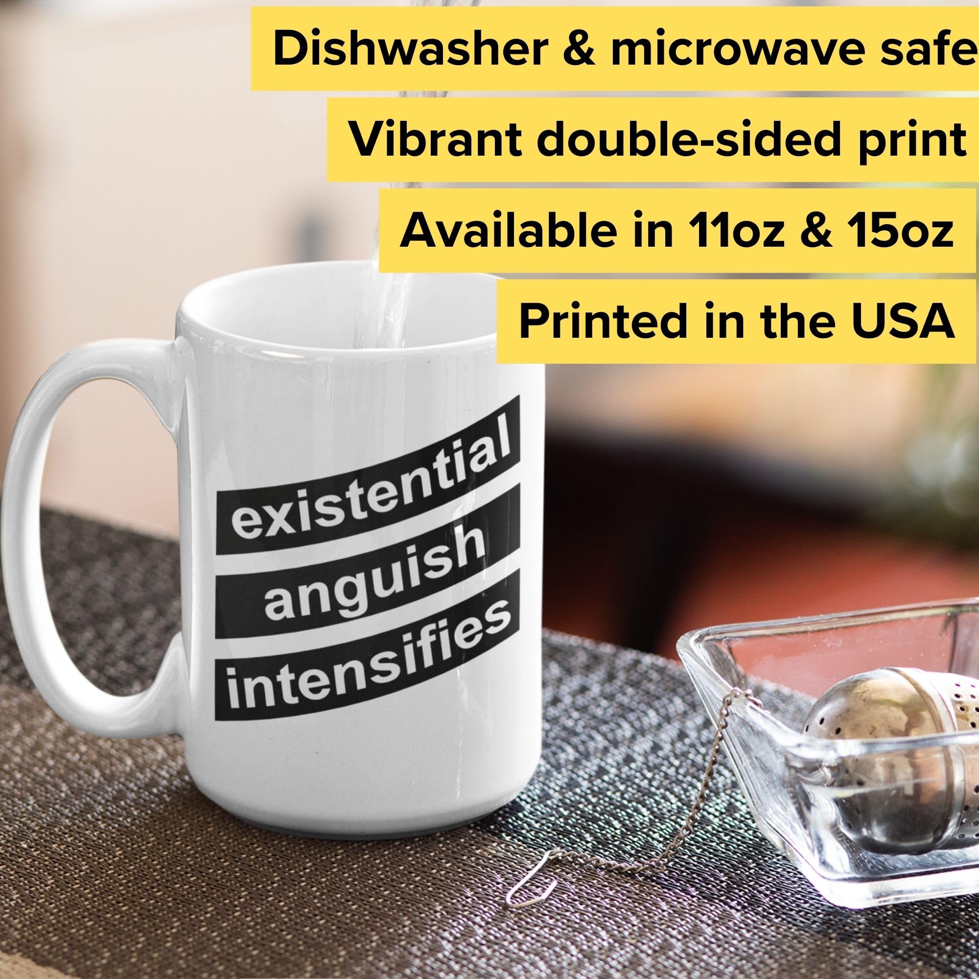 LookHUMAN Existential Anguish Intensifies Tasse à Café En