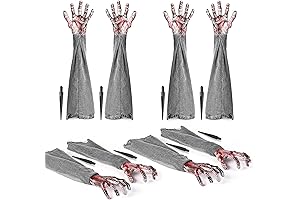 Crawling Zombie Hands of Horror | Spine-Chilling Halloween Décor