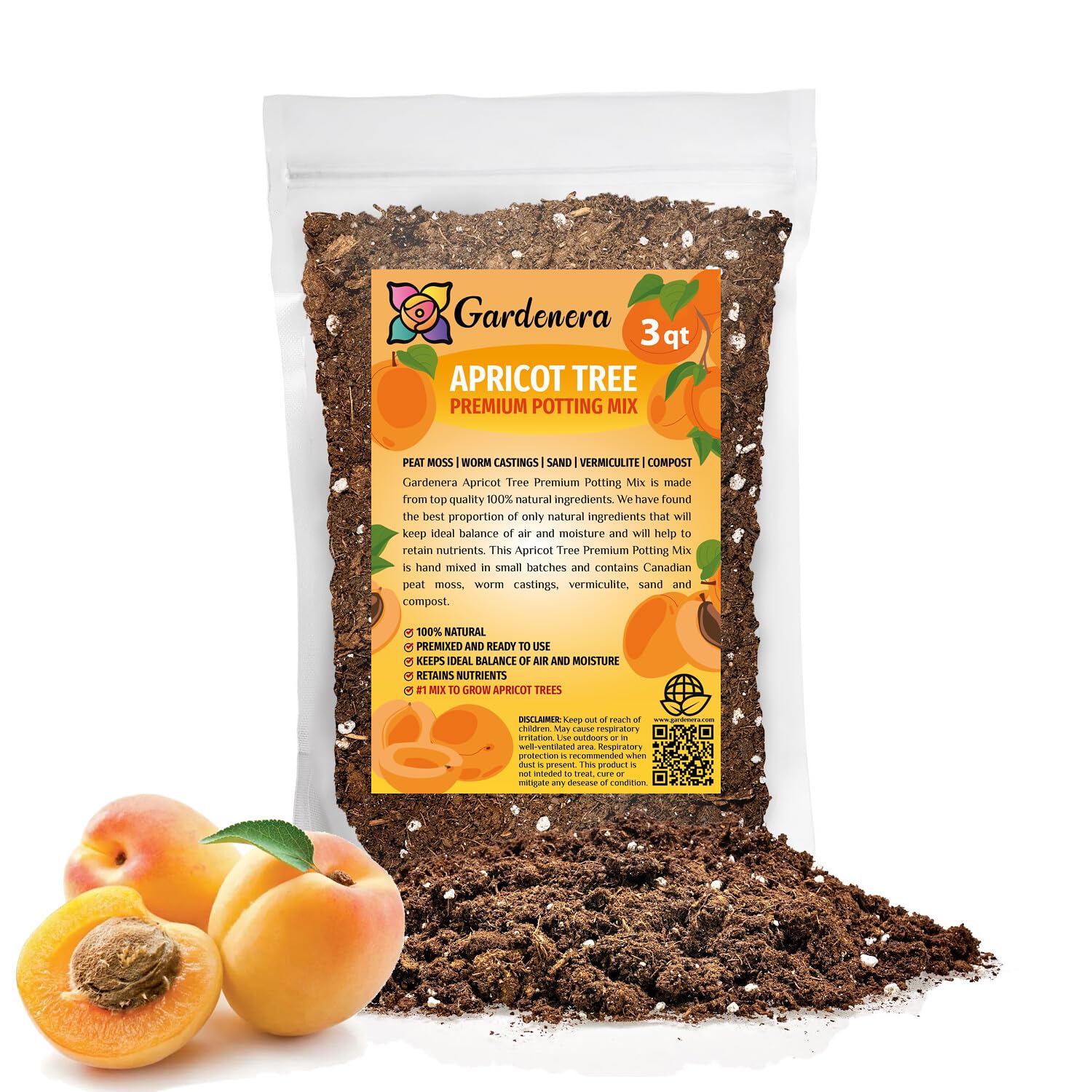 Amazon.com: GARDENERA Premium Apricot Potting Soil Mix - Perfect