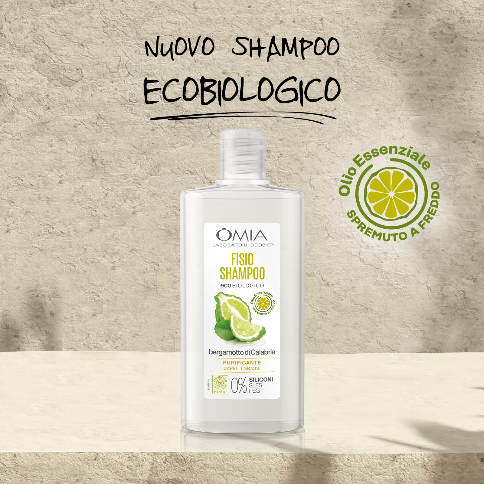 OMIA BAGNO SETA BERGAMOTTO 400 X 4 AMZ ETIC. INTERN