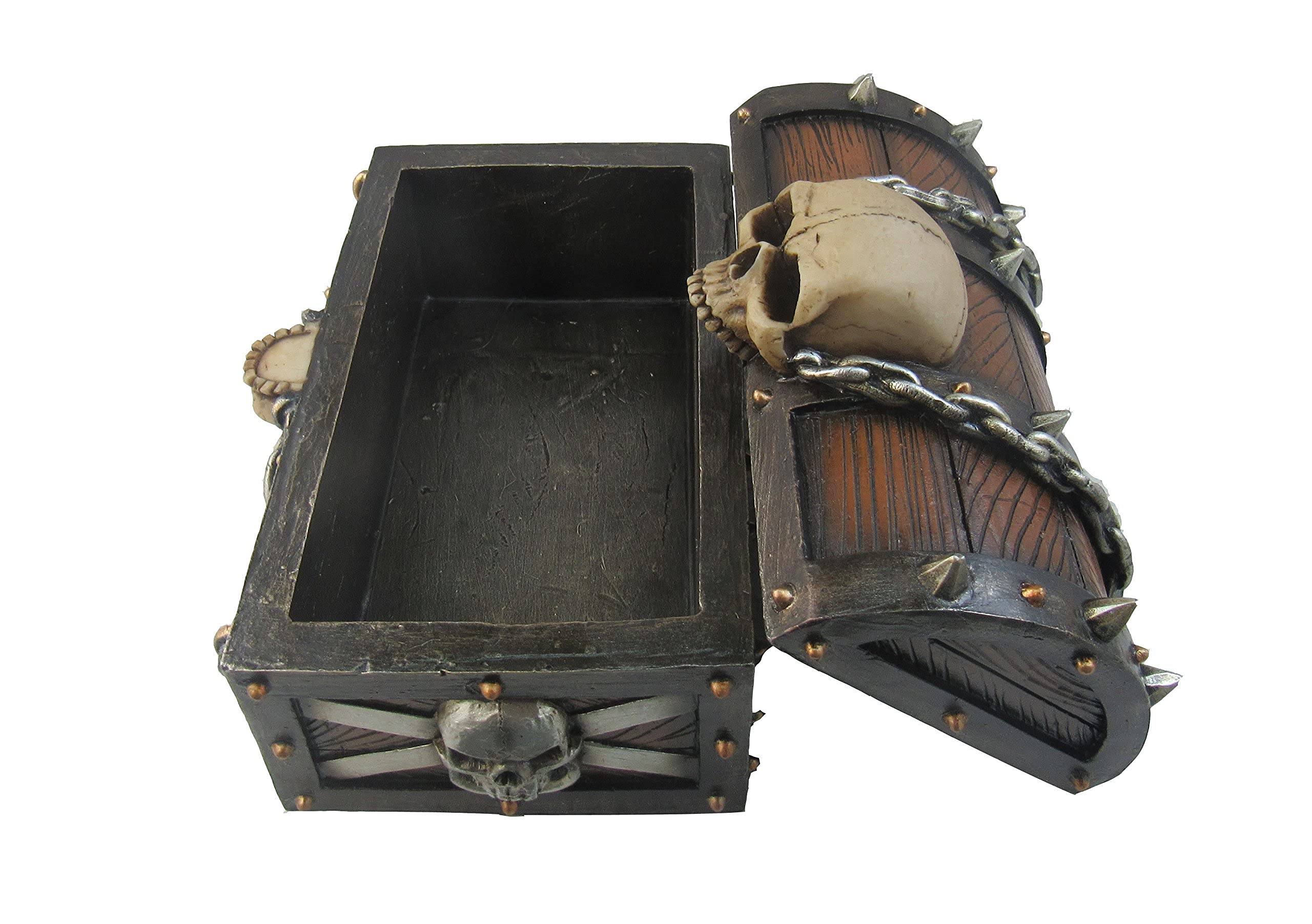 Amazon.com: DWK Treasure Chest of Terror Spiked Skull