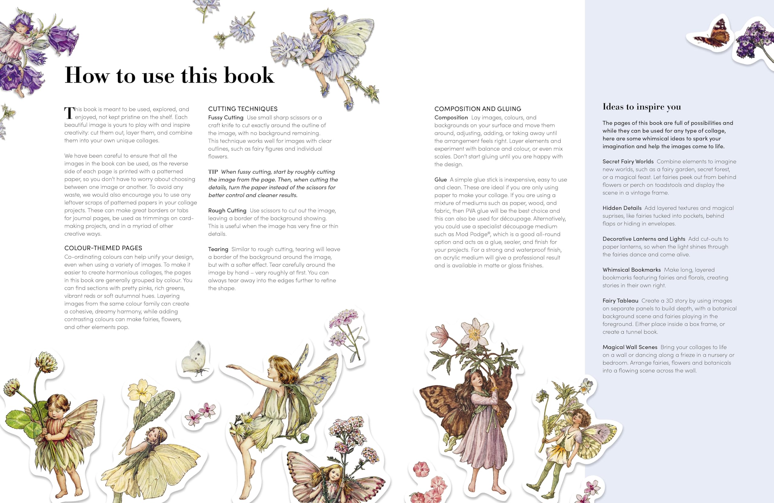 Cut Out and Collage Flower Fairies: Cut Out and Keep Flower Fairies for Arts and Craft