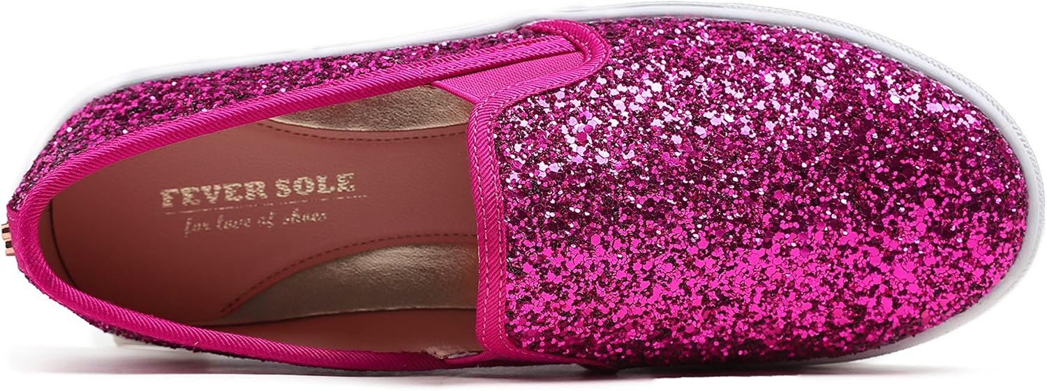 FEVERSOLE Women's Fashion Slip-On Sneaker Casual Flat Loafers - Image 4