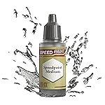 The Army Painter Speedpaint Medium 2.0, Single White Medium 18 ml Acrylic Paint One-coat Painting Solution For Fantasy Tabletop Miniatures Like Warhammer 40k And Dungeons And Dragons