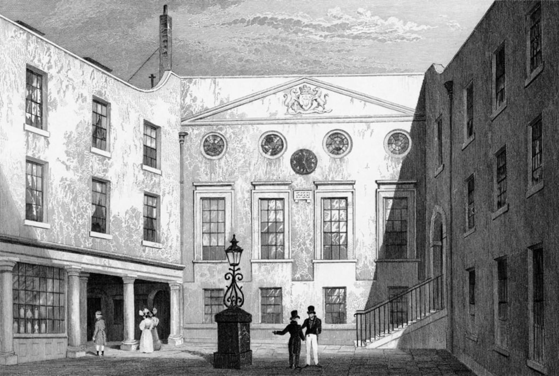 POSTERIIk Famous Animal Posters Vintage Picture Apothecaries Hall Pilgrim St Blackfriars by Hosmer Shepherd Modern Wall Decor for Home Decor 60x90cm