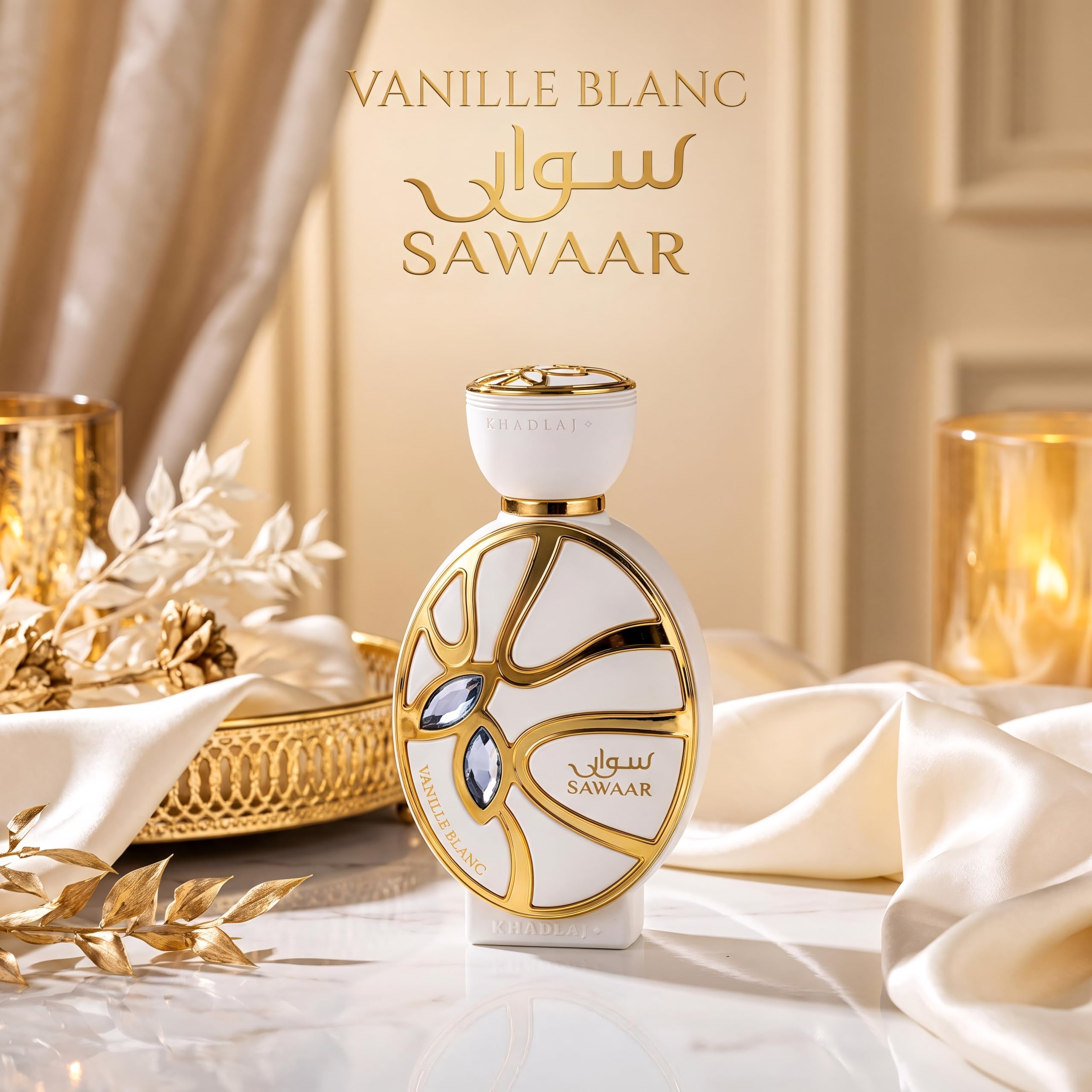 Khadlaj Sawaar Vanille Blanc | Extrait de Parfum Long-Lasting