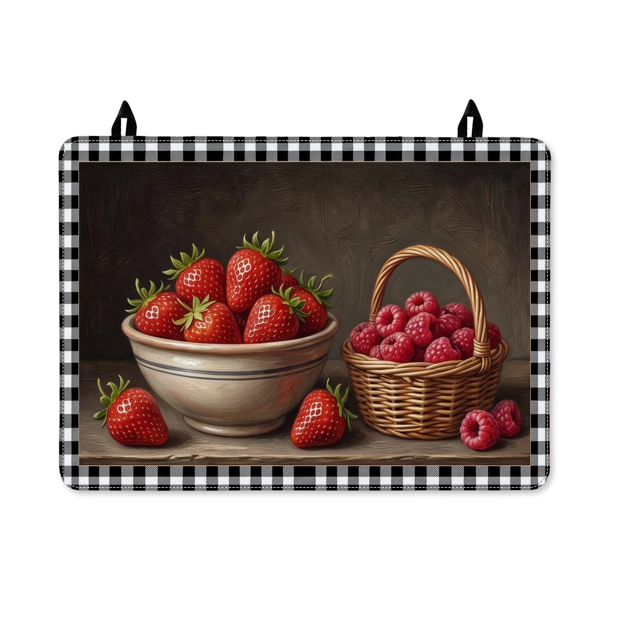 Housse de cuisinière vintage 71 x 50 cm pour plan de travail électrique verre