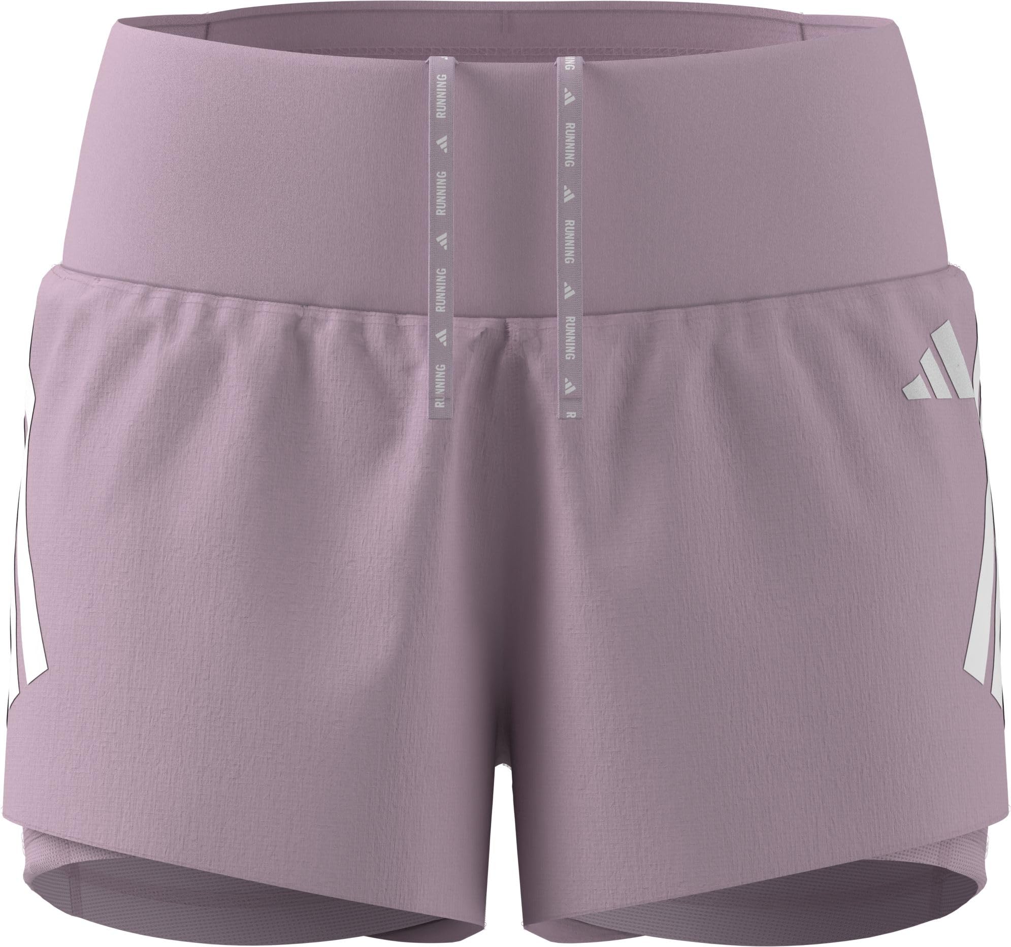 adidas Women's ADI365 Running Formotion Iconic 2in1 Shorts, Clear Pink, XS