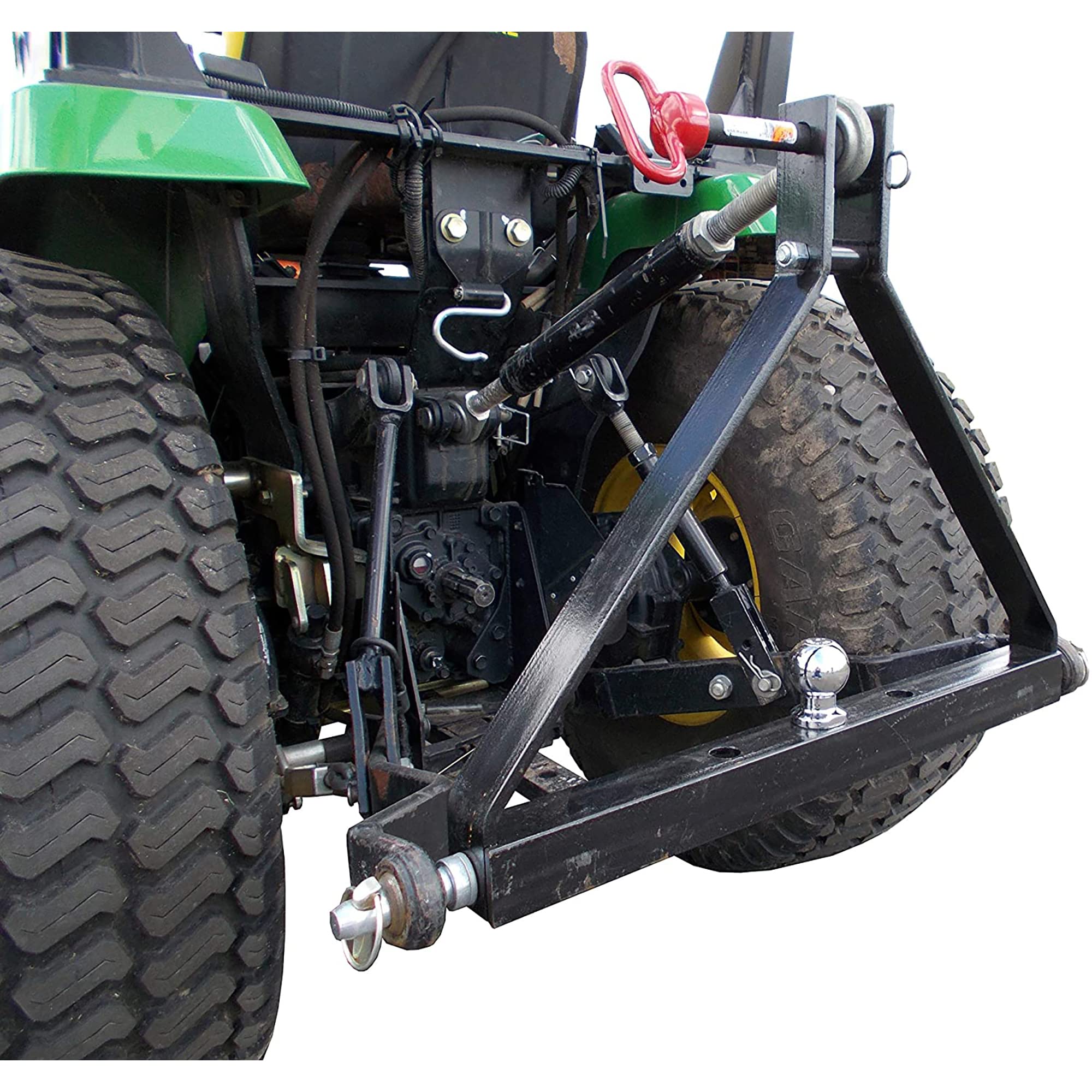 Field Tuff Tractor - Enganche de remolque de 3 puntos, FTF-013PTH, negro