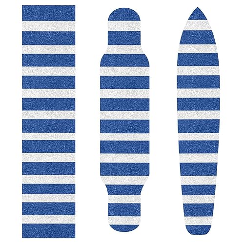 Vista 183 de Abstracto Negro Gris Geométrico Skateboard Grip Tape 33x9inch Papel de lija Longboard Scooter Griptape Diseño antideslizante y anti-desgarro