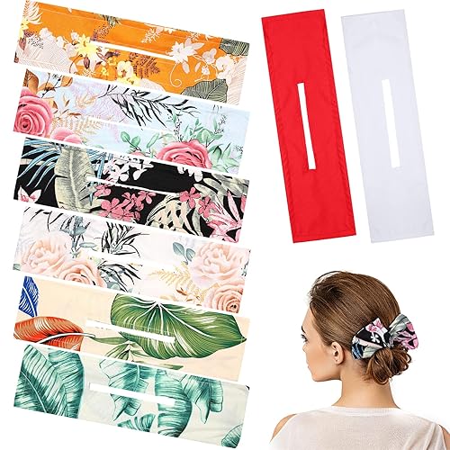 Suncalla 8 Pieces Deft Bun Maker Bun French Hairstyle Twist